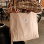 Beige Picnic Bag For Spring Party, Summer Beach Bag, thumbnail 2 of 4