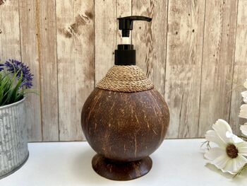 Natural Coconut Shell Soap And Lotion Dispenser, 11 of 11