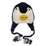 Penguin Hand Knitted Woollen Animal Hat, thumbnail 4 of 4