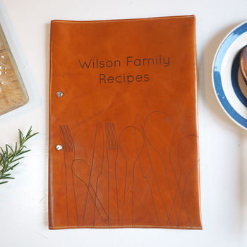 Add Your Own Pages Personalised Family Recipe Book, 3 of 9
