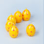 G Decor Set Of Six Easter Egg Candles Yellow, thumbnail 4 of 7