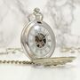 Personalised Pocket Watch With A Nautical Wheel Design, thumbnail 4 of 4