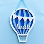 Personalised Hot Air Balloon New Baby Gift Wall Plaque, thumbnail 2 of 12