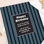Funny Birthday Card For Men, Best Shape Of Your Life, thumbnail 2 of 5