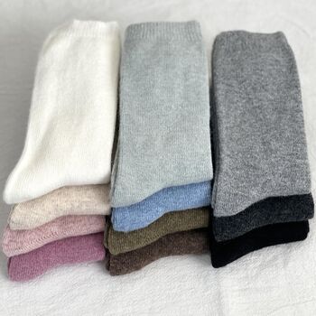 Cashmere Wool Socks, 2 of 7