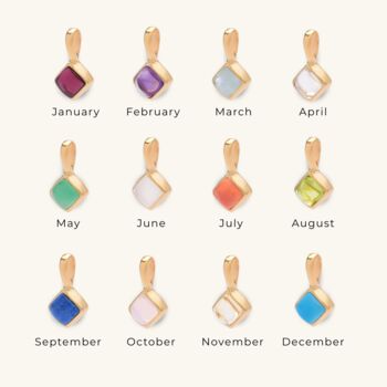 Personalised Birthstone Necklace, 2 of 4