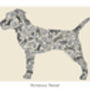 Patterdale Terrier Print, thumbnail 2 of 4