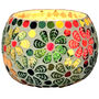 Handmade Mosaic Glass Tea Light Holders, thumbnail 5 of 6