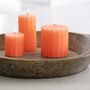 Neon Scalloped Pillar Candle, thumbnail 3 of 4
