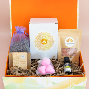 Spa Relaxation Hamper With Buddha Shaped Oil Burner, 2 of 8