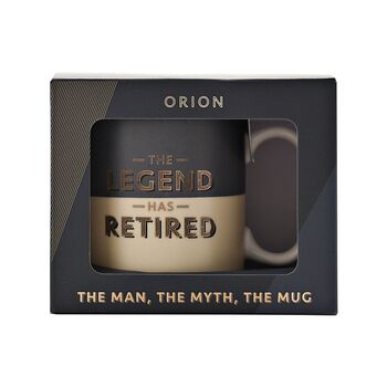 The Legend Has Retired Ceramic Mug | Funny Retirement Gift For Him, 2 of 3
