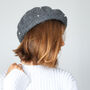 Pearl Embellished Wool Beret, thumbnail 4 of 12
