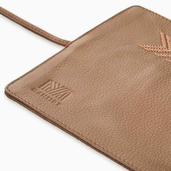 Leather Tech Roll All In One Organiser, Nude, 5 of 6
