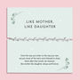 Like Mother Like Daughter Bracelet, thumbnail 1 of 9