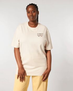 Custom Coordinates Organic Cotton Heavy Unisex T Shirt, 7 of 12