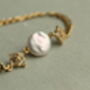 Art Deco Harlequin Freshwater Pearl Bracelet, thumbnail 5 of 8