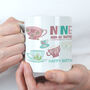 Personalised Nine Tea Tea Mug 90th Birthday Gift, thumbnail 5 of 6