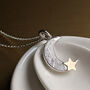 Loved To The Moon And Stars Fingerprint Necklace, thumbnail 5 of 7