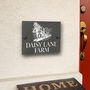 Horse And Plough House Number Or Name Wall Mounted Sign, thumbnail 2 of 2