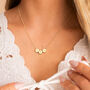 Sterling Silver Family Mini Disc Initial Necklace, thumbnail 3 of 12