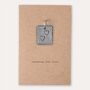 'Sending You Love' Postage Stamp Charm, thumbnail 5 of 6