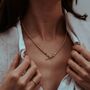 Olivia Rope Chain Necklace Gold Plated, thumbnail 7 of 11