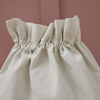Personalised Pink Christmas Cream Sack, 3 of 4