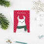 Llama Christmas Card, thumbnail 1 of 2