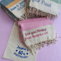 Personalised Cotton Throws, Anniversary Gift, thumbnail 9 of 11
