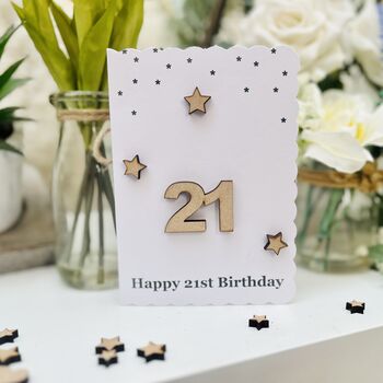 21st Birthday Card For Her For Him Special Birthday, 2 of 3