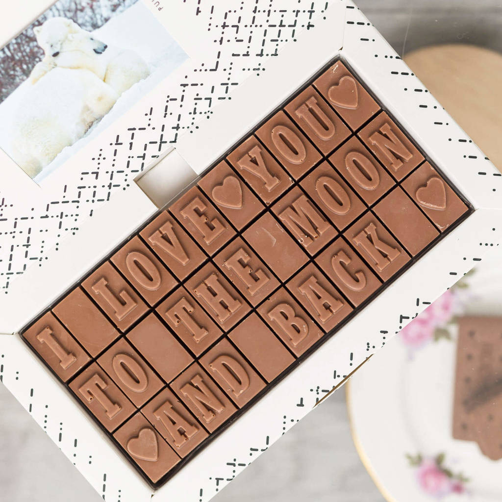 chocolate love letter by morse toad | notonthehighstreet.com