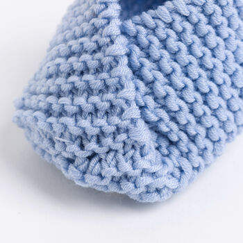 Personalised Baby Booties Beginner Knitting Kit, 5 of 8