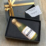 Prosecco Bottle Personalised Chocolate Letterbox, thumbnail 1 of 4