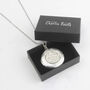 1954 70th Birthday Vintage Sixpence Locket Necklace, thumbnail 1 of 7