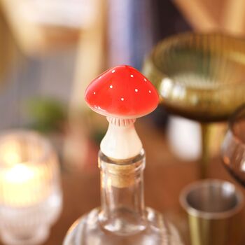 Toadstool Cork Bottle Stopper, 4 of 4