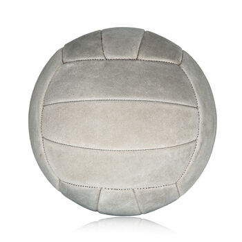 Hand Stitched Suede Leather Football Ball Size Five, 4 of 7