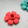 Cute Flower Shaped Concrete Candle Holder, thumbnail 4 of 10