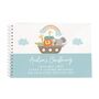 Personalised Noahs Ark Christening Guest Book, thumbnail 4 of 6