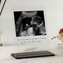 Personalised Baby Scan Acrylic Announcement Plaque, thumbnail 1 of 2