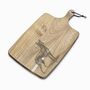 Personalised Cirneco Dell'etna Engraved Acacia Serving Board, thumbnail 5 of 6