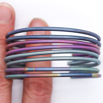 Titanium Bracelet Cuff, 5 of 12