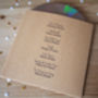 Set Of 10 Personalised 'Love Songs' CD Sleeve Favours, thumbnail 2 of 2