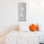 Modern Wooden Wall Art With Abstract Stripes And Curves, thumbnail 1 of 9