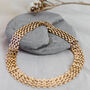 Gold Plated Chain Statement Necklace, thumbnail 1 of 7