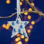 Matisse Personalised Star Christmas Tree Decoration, thumbnail 2 of 5