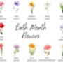 Ceramic Birth Flower Mug, thumbnail 10 of 10