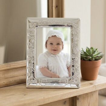 Personalised Christening Album/Frame Gift Set, 2 of 12