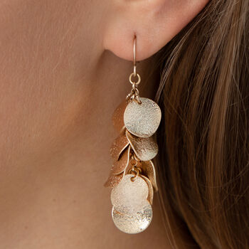 Dangle Multi Disc Drop Earrings, 2 of 3