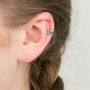 Daisy Silver Ear Cuffs, thumbnail 1 of 3