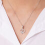 Pit Bull Sterling Silver Heart Necklace Personalised Gift, thumbnail 2 of 7